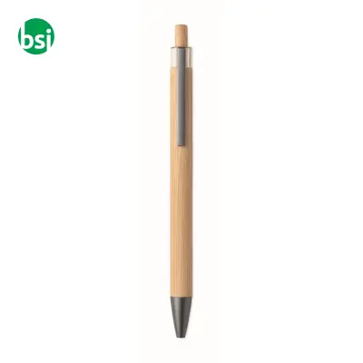 Penna a pulsante in bambù - ITEA - Immagine 3