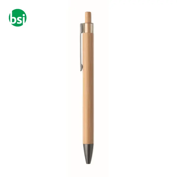 Penna a pulsante in bambù - ITEA -  4