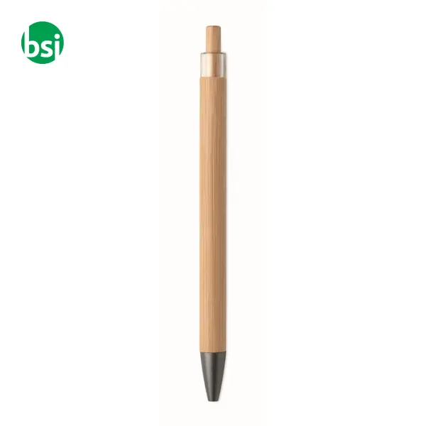 Penna a pulsante in bambù - ITEA -  5