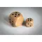 Dadi di legno Schima Diam 3 cm - DADIN - Anteprima 4