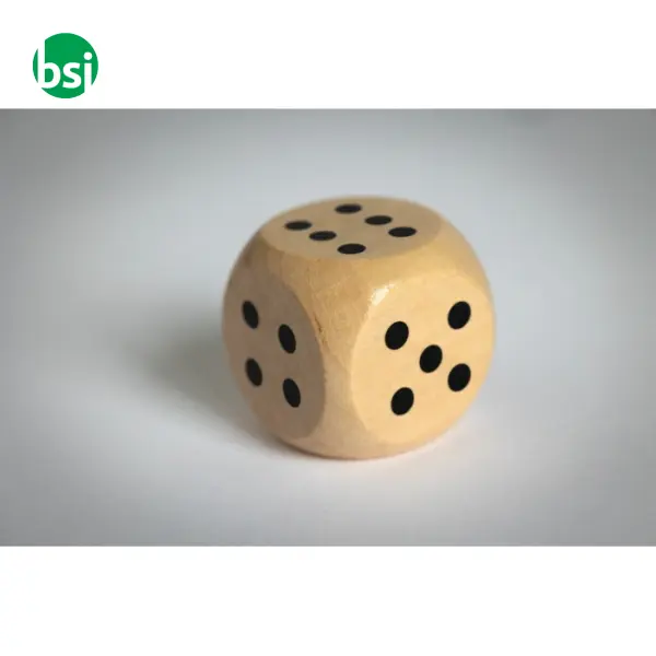 Dadi di legno Schima Diam 3 cm - DADIN -  6