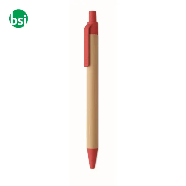 Penna a sfera in bambù - ITEA COLOUR -  24