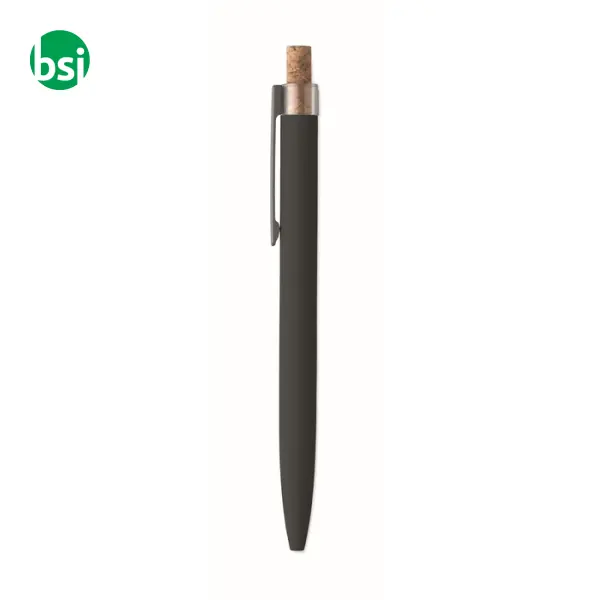 Penna in alluminio pulsante sughero - BERGAMO + -  5