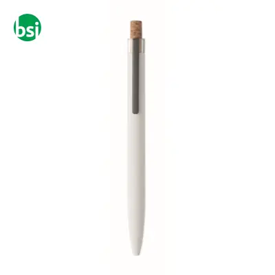 Penna in alluminio pulsante sughero - BERGAMO + - Immagine 16