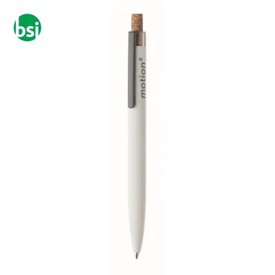 Penna in alluminio pulsante sughero - BERGAMO + - Immagine 13