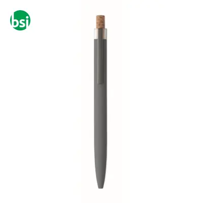 Penna in alluminio pulsante sughero - BERGAMO + - Immagine 21