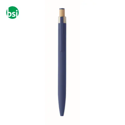 Penna in alluminio pulsante bambù - BERGAMO ++ - Immagine 11