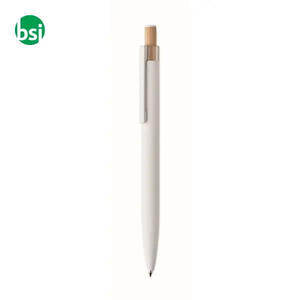 Penna in alluminio pulsante bambù - BERGAMO ++ -  24