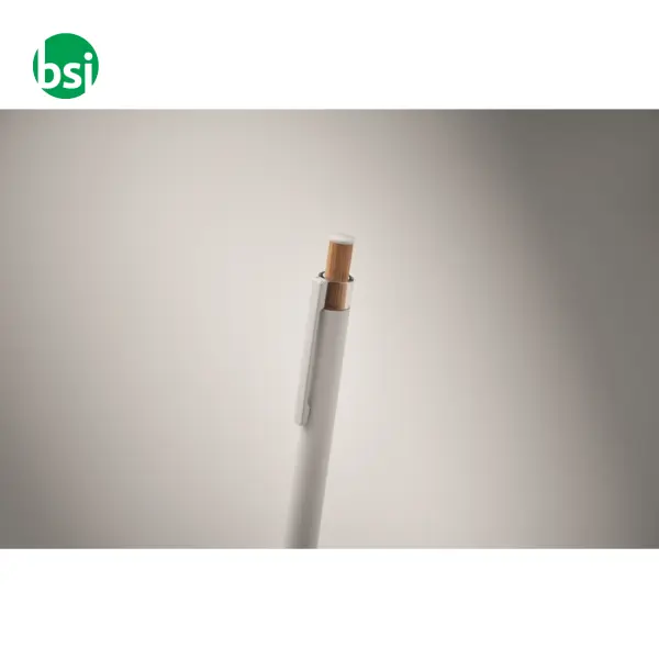 Penna in alluminio pulsante bambù - BERGAMO ++ -  14