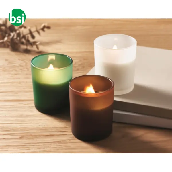Candela in cera vegetale 80 gr - KIVAS WOOD -  5