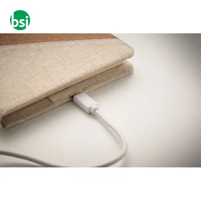 Notebook A5 con caricatore da 1 - CORTONA - Immagine 3