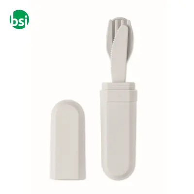Set di posate e astuccio in PLA - BITEFUL - Immagine 8
