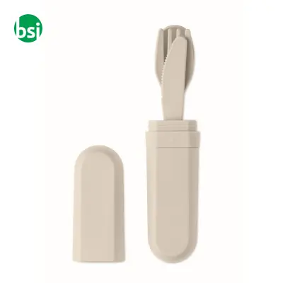 Set di posate e astuccio in PLA - BITEFUL - Immagine 16
