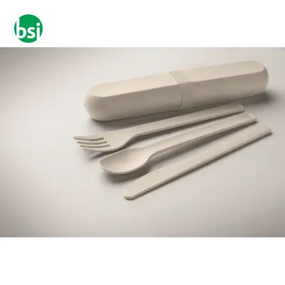 Set di posate e astuccio in PLA - BITEFUL - Immagine 18
