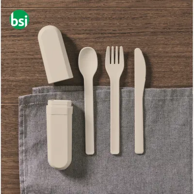 Set di posate e astuccio in PLA - BITEFUL - Immagine 14