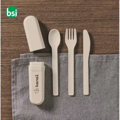 Set di posate e astuccio in PLA - BITEFUL - Immagine 15