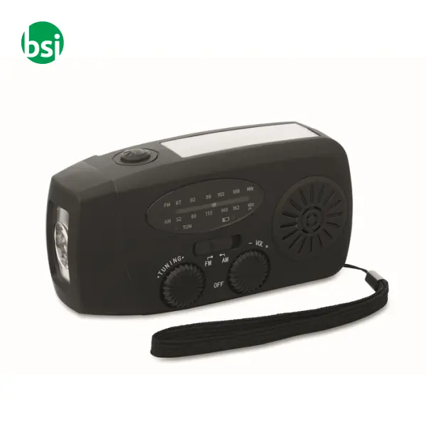 Radio portatile con torcia LED - ONDA -  1