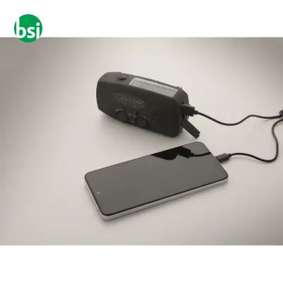 Radio portatile con torcia LED - ONDA - Immagine 8