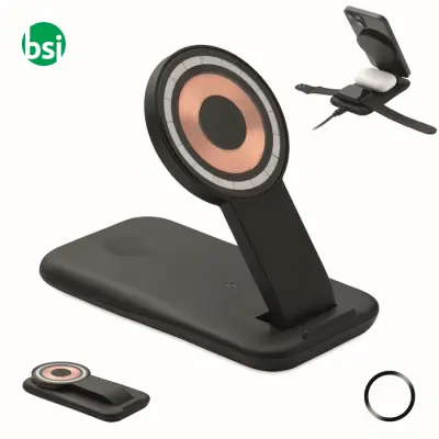 Caricatore wireless 3 in 1 da 15 W - PENDOLESS