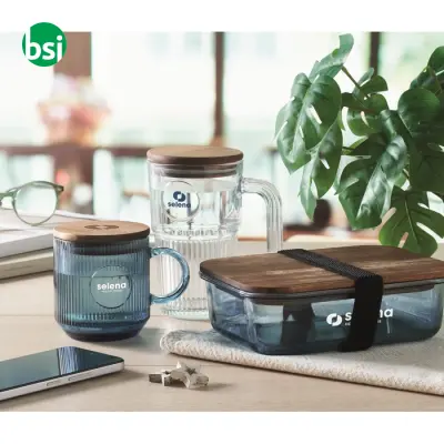 Tazza in vetro a coste da 300 ml - VITRIO MUG - Immagine 4