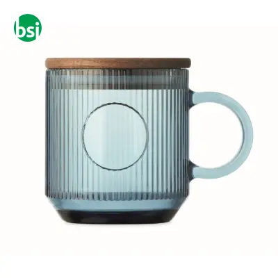 Tazza in vetro a coste da 300 ml - VITRIO MUG - Immagine 7