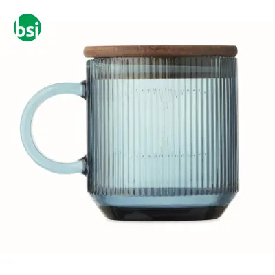 Tazza in vetro a coste da 300 ml - VITRIO MUG - Immagine 9