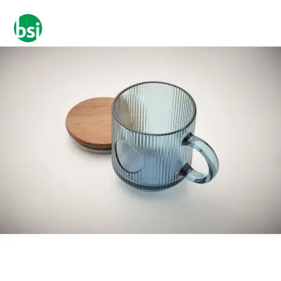 Tazza in vetro a coste da 300 ml - VITRIO MUG - Immagine 11