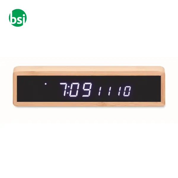 Caricatore wireless in bamboo - MORO -  6