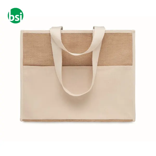 Shopper in tela e juta - CAMPO DE GELI -  5