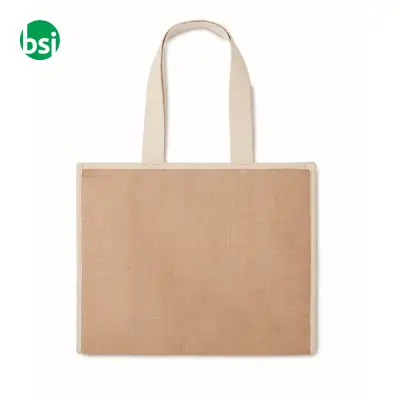 Shopper in tela e juta - CAMPO DE GELI - Immagine 7