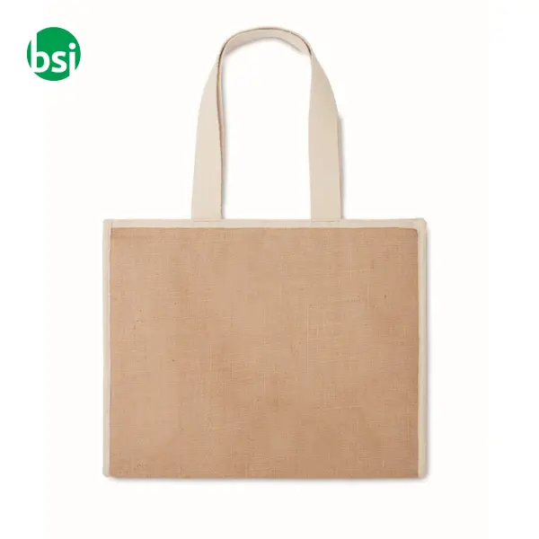 Shopper in tela e juta - CAMPO DE GELI -  7