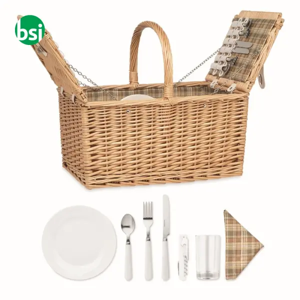 Cestino da picnic per 4 persone - MIMBRE PLUS -  1