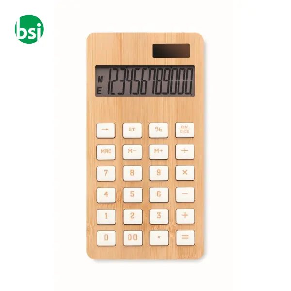 Calcolatrice in bamboo - CALCUBIM -  1