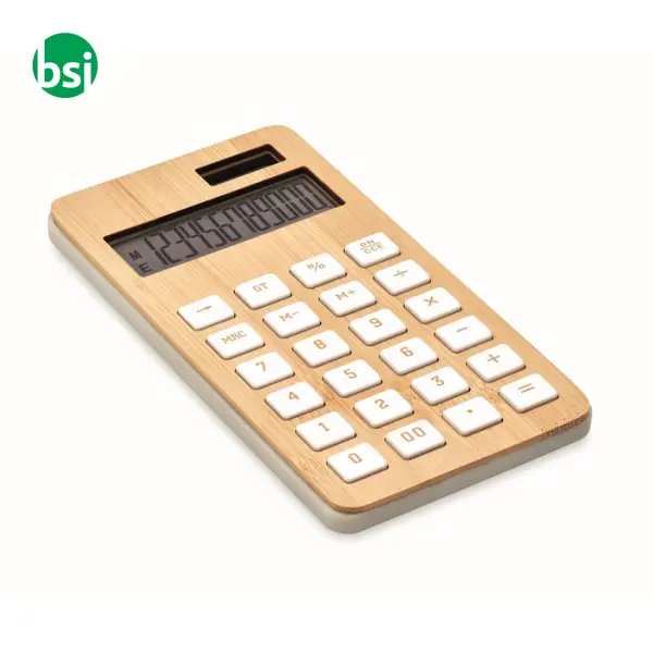 Calcolatrice in bamboo - CALCUBIM -  4
