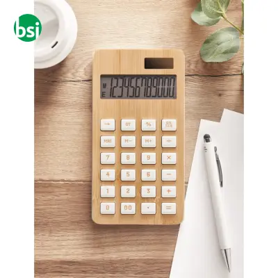 Calcolatrice in bamboo - CALCUBIM - Immagine 6