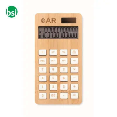Calcolatrice in bamboo - CALCUBIM - Immagine 2