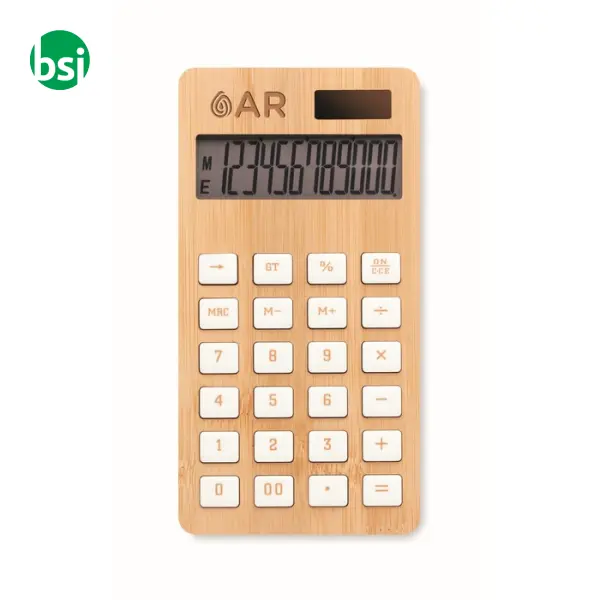 Calcolatrice in bamboo - CALCUBIM -  2