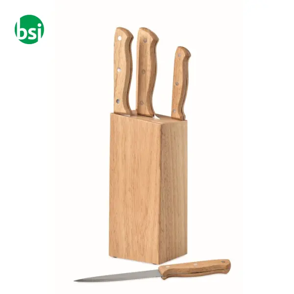 Set ceppo e 6 coltelli - GOURMET -  4