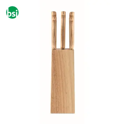 Set ceppo e 6 coltelli - GOURMET - Immagine 6
