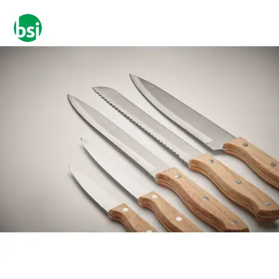 Set ceppo e 6 coltelli - GOURMET - Immagine 14