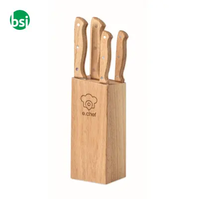 Set ceppo e 6 coltelli - GOURMET - Immagine 2