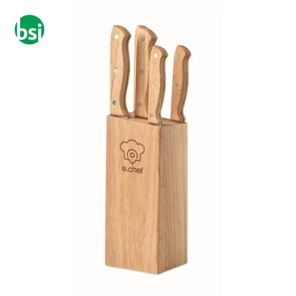 Set ceppo e 6 coltelli - GOURMET -  2