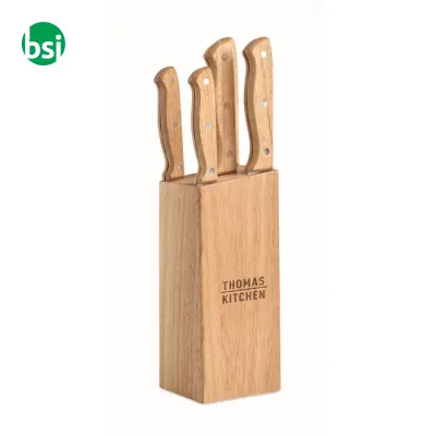 Set ceppo e 6 coltelli - GOURMET - Immagine 3