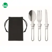 Set 3 pz posate da campeggio - STAPI SET