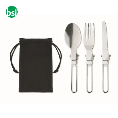 Set 3 pz posate da campeggio - STAPI SET