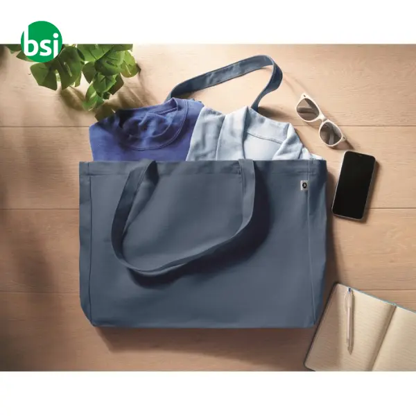 Borsa in tela riciclata 280 gr/m3 - RESPECT COLOURED -  4