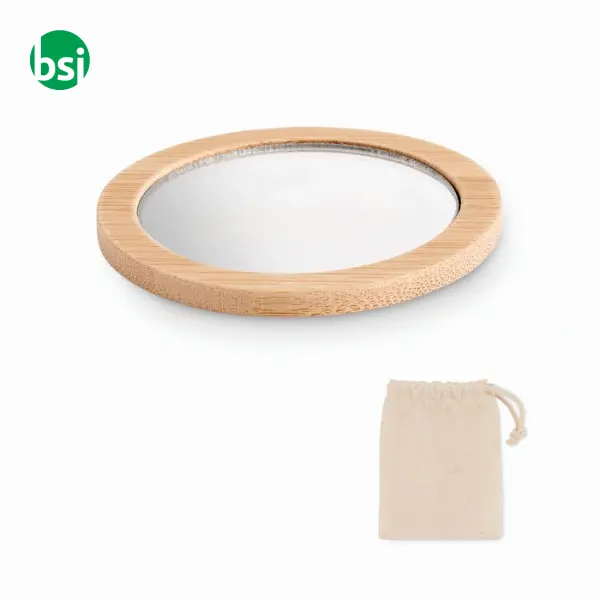 Specchio da trucco in bamboo - MALAY -  1