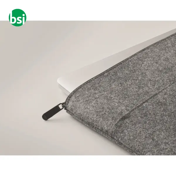Borsa laptop in feltro RPET - TOPLO -  7