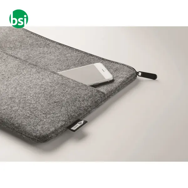 Borsa laptop in feltro RPET - TOPLO -  8