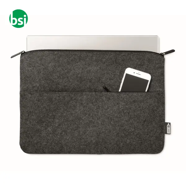 Borsa laptop in feltro RPET - TOPLO -  10